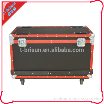 black flight case with butterfly latches